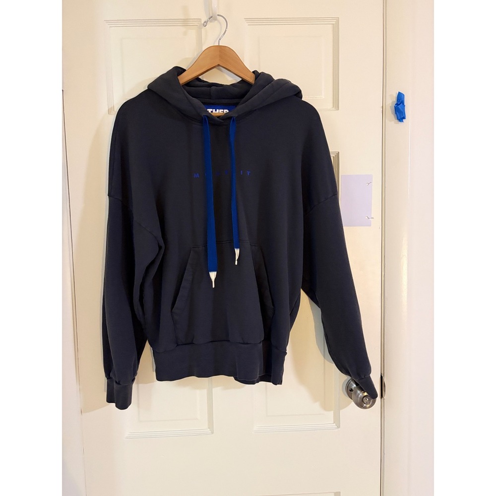 Mother Move It The Whip It Hoodie Faded Black Purple Graphic 8127-989 Size L
